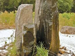 Basalt Column - Medium, Sawn Bottom