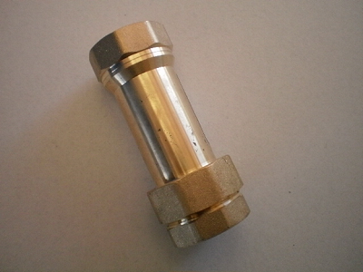 Backflow Valve 1” Brass Dual-Check
