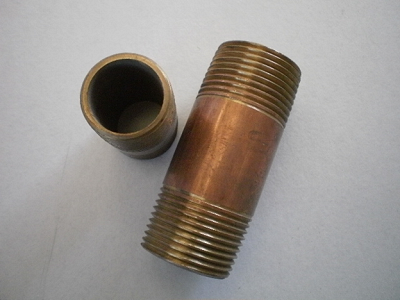 Brass Nipple 3/4”x2”