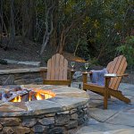 Natural stone makes a great surround