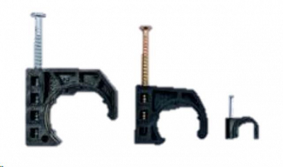1/2” Poly  Support Clamp (With Nail)