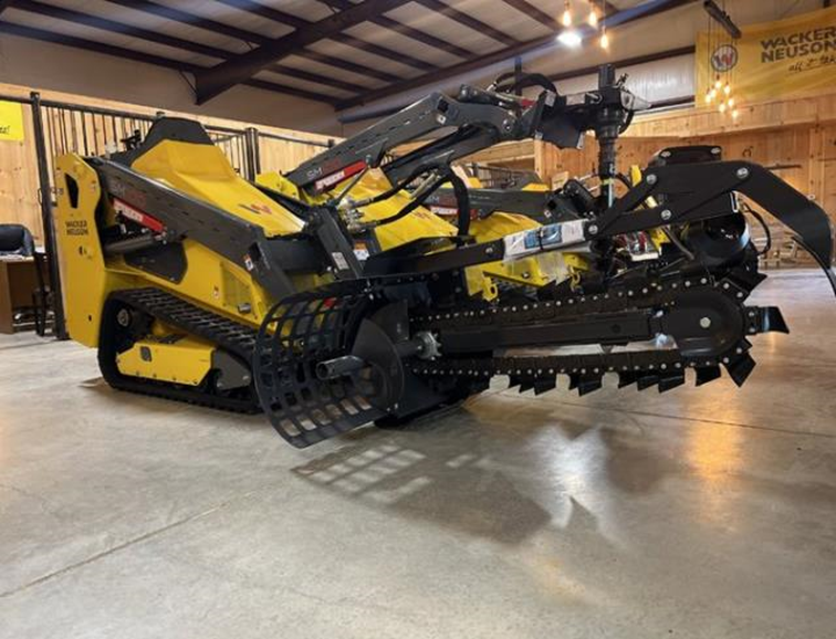 For Rent: Wacker Neuson Mini Tracked Loader SM100 - Trencher Attachment - 36” Depth