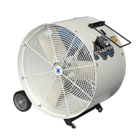 For Rent: Fan, 24” POLYETHYLENE DRUM