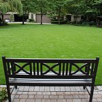 A wide green expanse with stunning result