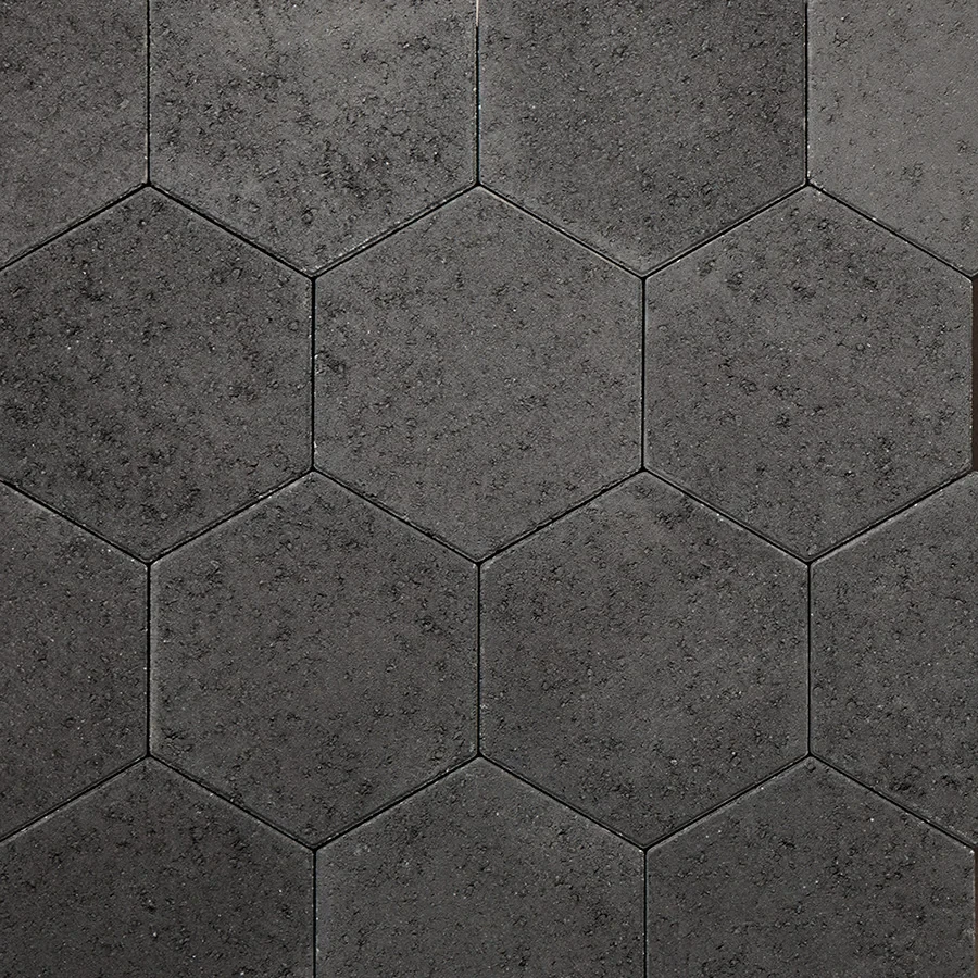 Midnight - #23027 colour swatch for Hexagon 12 Paver