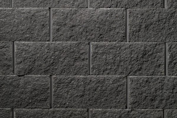 Charcoal colour swatch for Keystone Compac Straight Split Stone Wall System